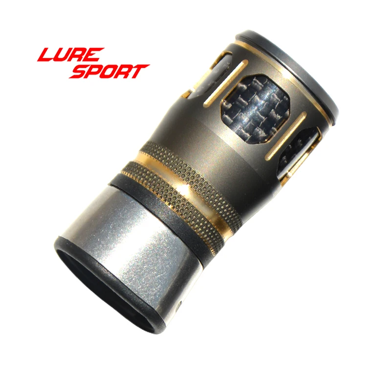 

LURESPORT 2pcs KDPS16 Long Nut with aluminum cap Carbon Tube Reel Seat part Rod Building Component Repair rod DIY Accessory