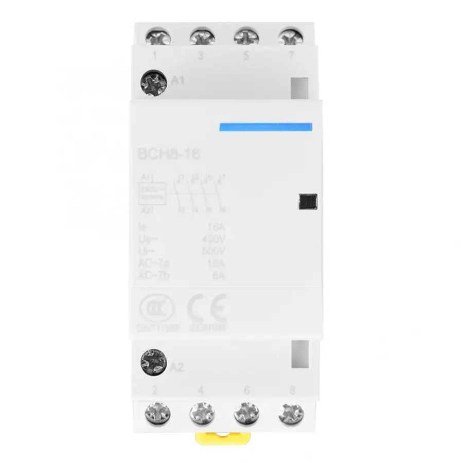 Contacteur modulaire 4P 16A 24V 220 V/230 V 50/60Hz AC контактор для дома din-рейку 2NO 2NC электрическое