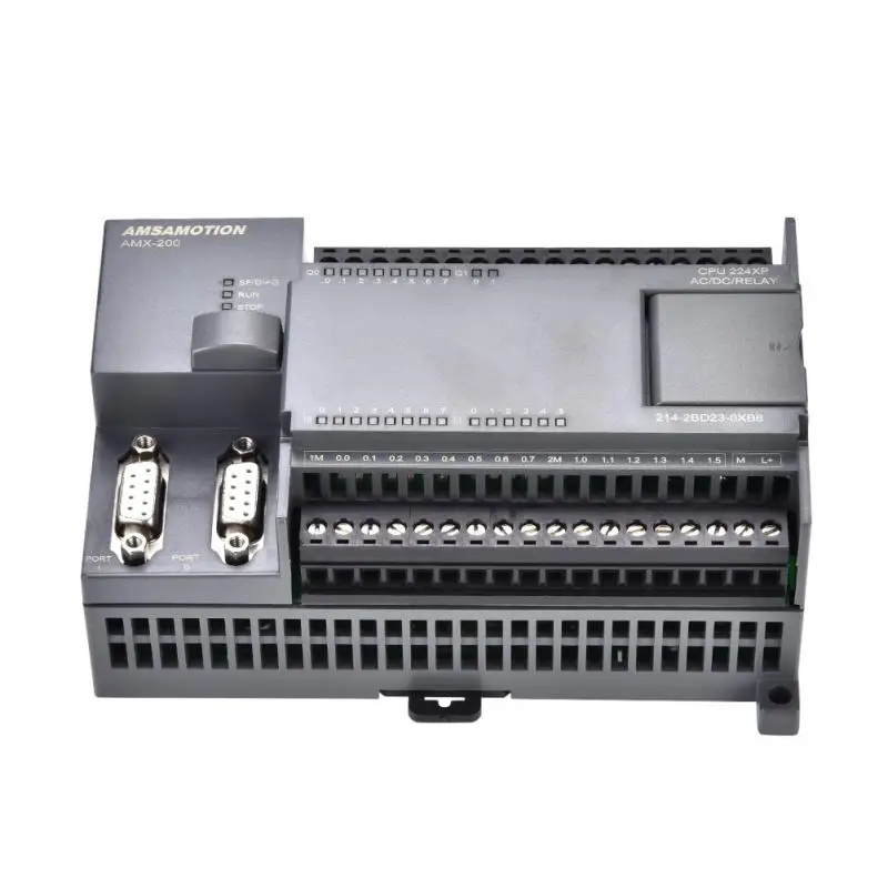 Горячая 220 В программируемый логический контроллер PLC S7 200 CPU224XP релейный