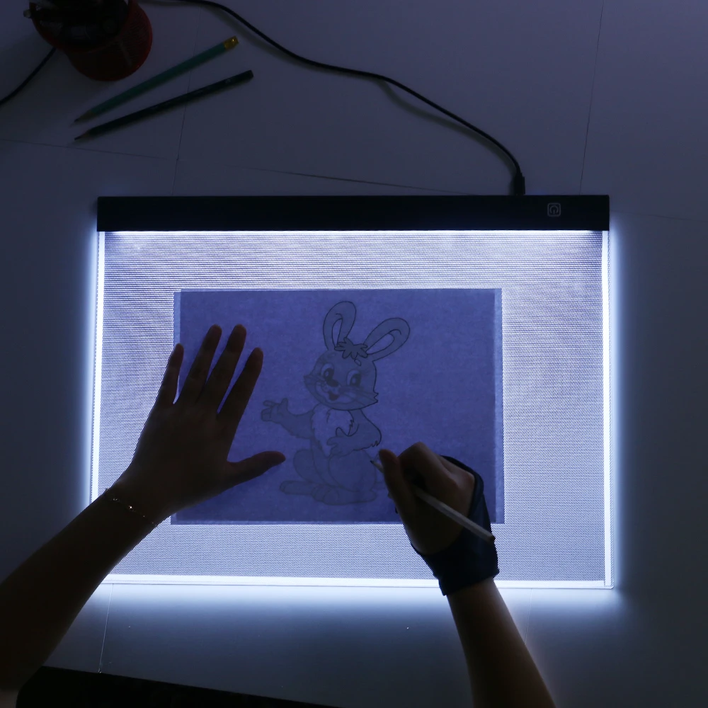 A3 LED Light Box Tracer USB питание Трассировка световая панель 3 Уровня Регулируемая