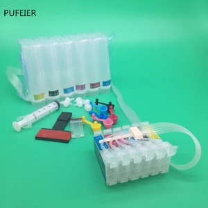 Пустая система подачи чернил СНПЧ, без чипа, для Epson Stylus Photo 1400 PX700W PX800FW P50 PX830FWD Artisan 1430