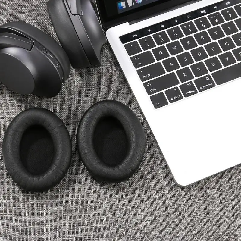1 пара черный Внутренняя кожа Подушечка для наушников Подушка Bose QC25