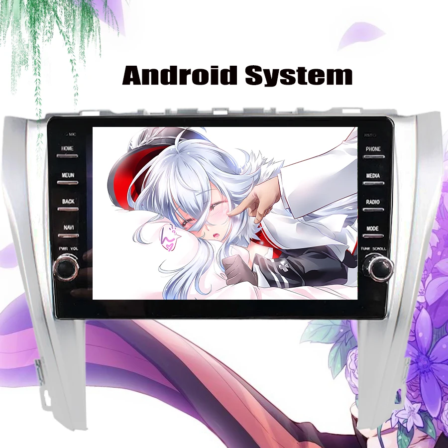2 Din Авторадио GPS Android 10 0 автомобильный DVD мультимедиа для Toyota Camry 2015 2017 Ram 4 Гб ROM 64