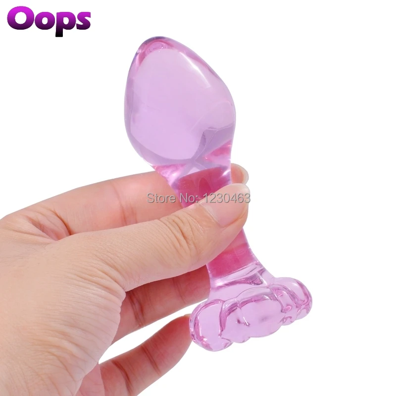 Smooth Pyrex Crystal Butt Plug Small Glass Dildo for Gay Men Women Anus Orgasm G Spot Massager Anal Dildos Adult Sex Toys | Красота и