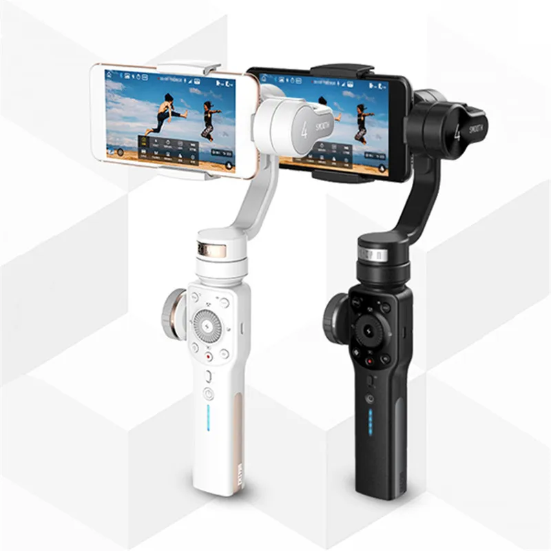 Zhiyun Smooth 4 бесщеточный 3 осевой ручной шарнирный стабилизатор для камеры iPhone X 8 Plus 7