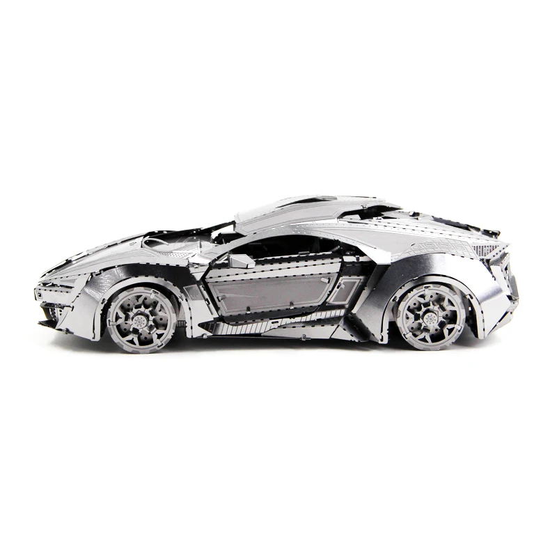 3D металлическая головоломка большого размера спортивный автомобиль DIY
