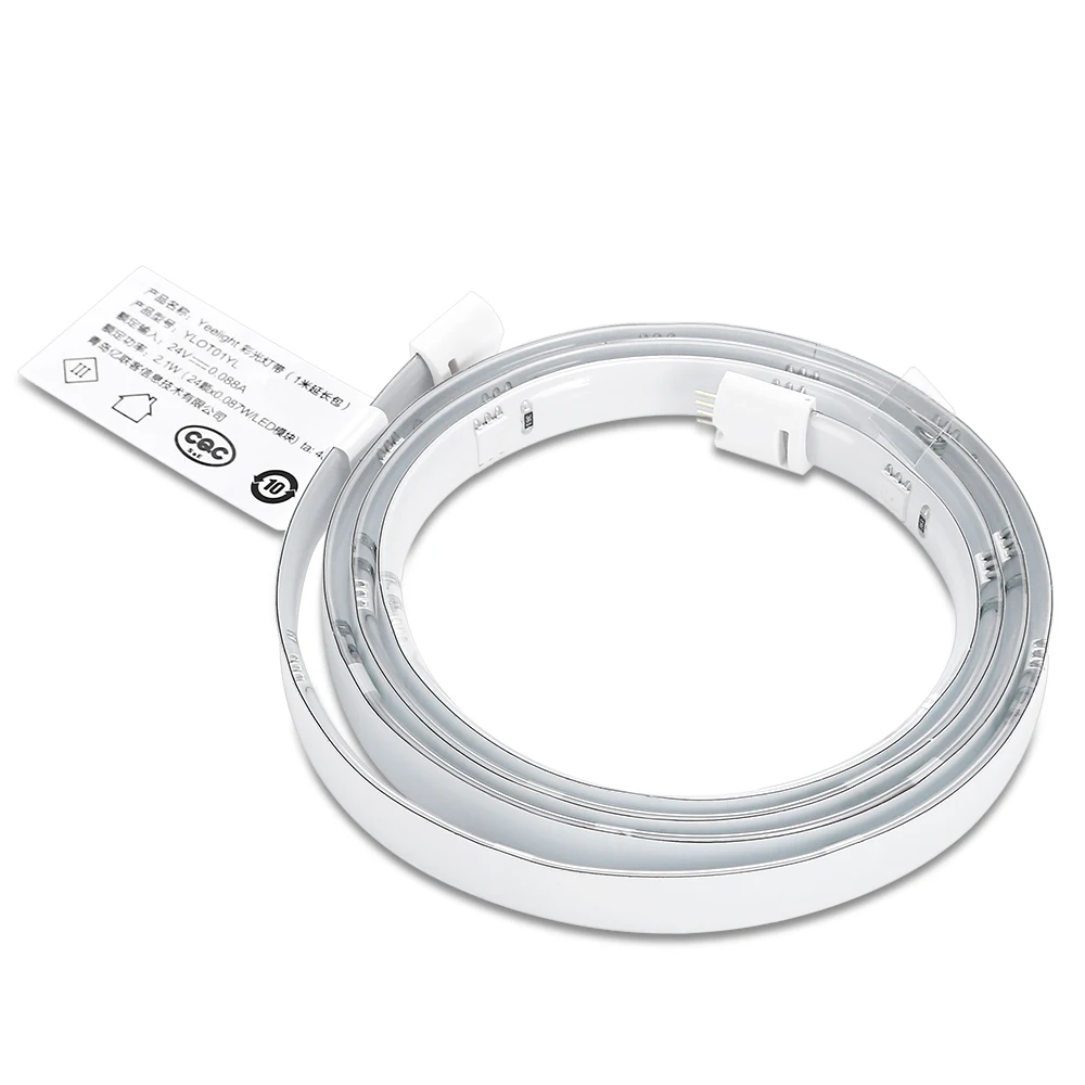 Новый Yeelight YLOT01YL световая полоса Удлиненный кабель 1 м DIY окружающий свет для
