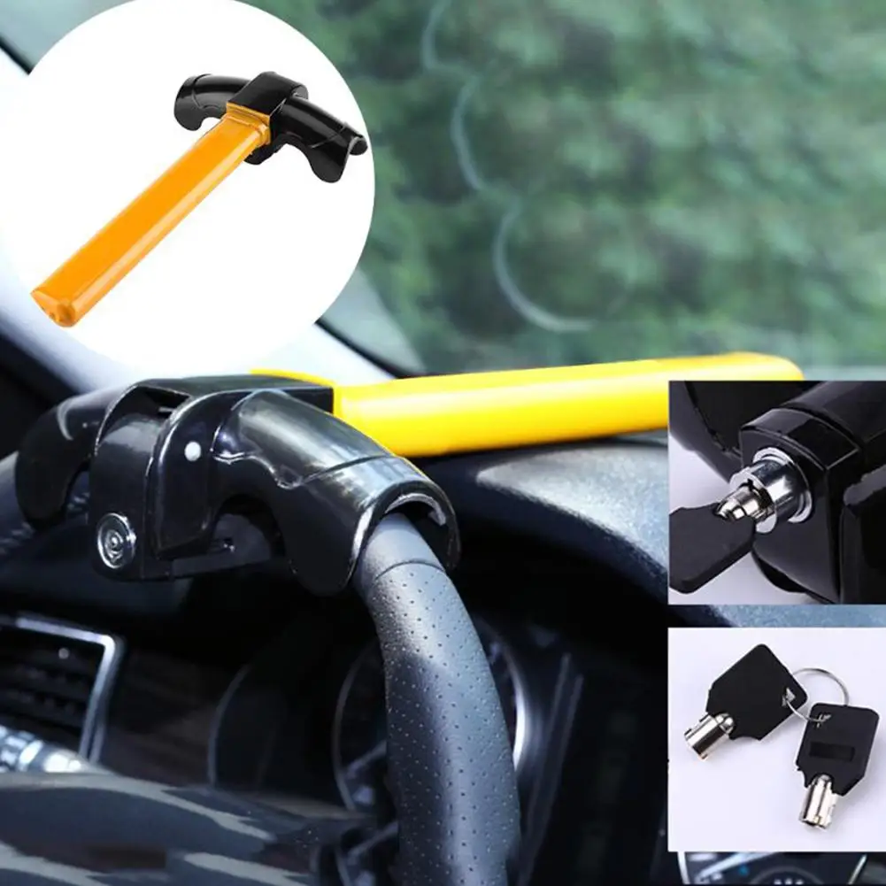 LumiParty Универсальный Автомобильный Противоугонный замок на руль авто для
