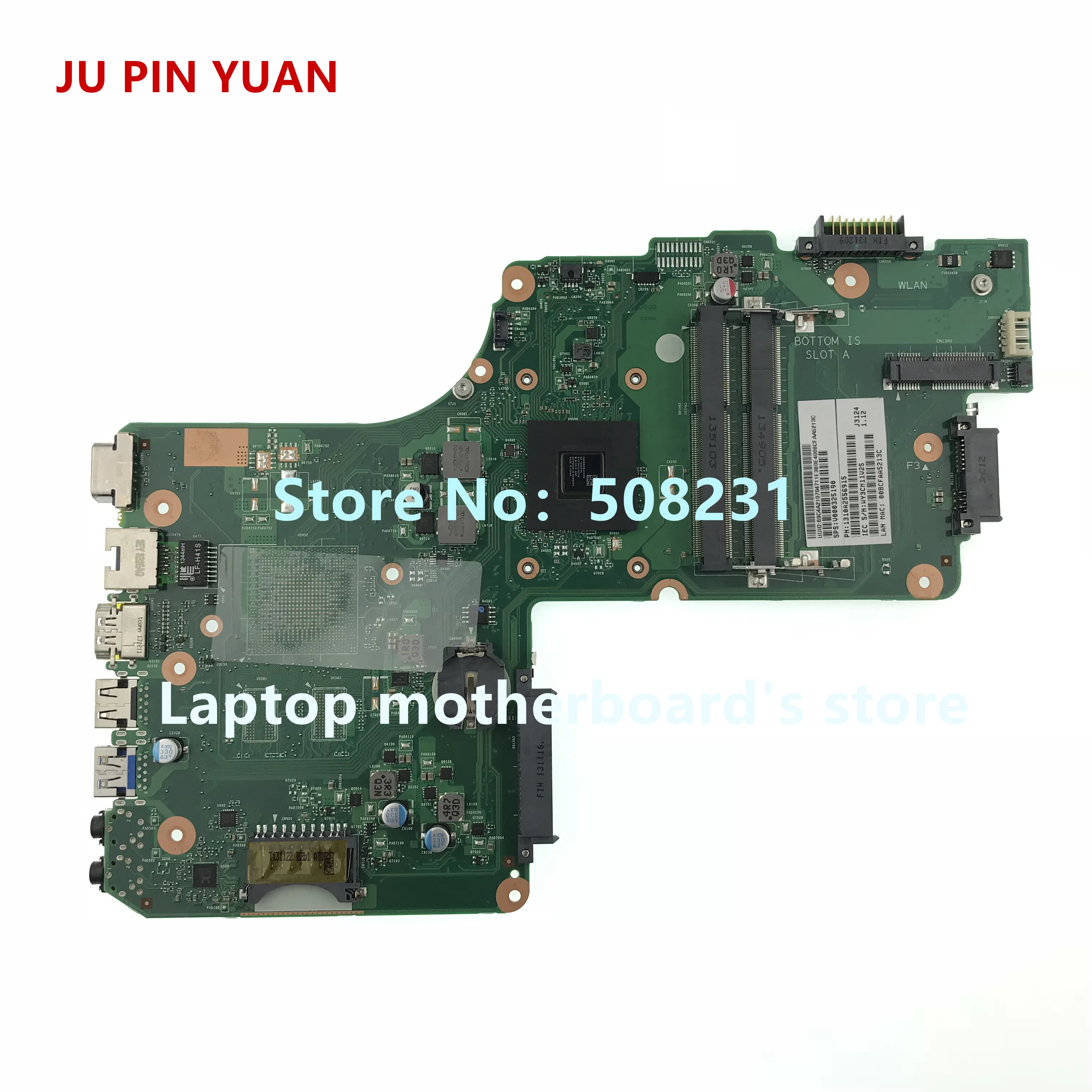 Материнская плата Ju pin yuan V000325190 для Toshiba Satellite C55D A A5120 материнская