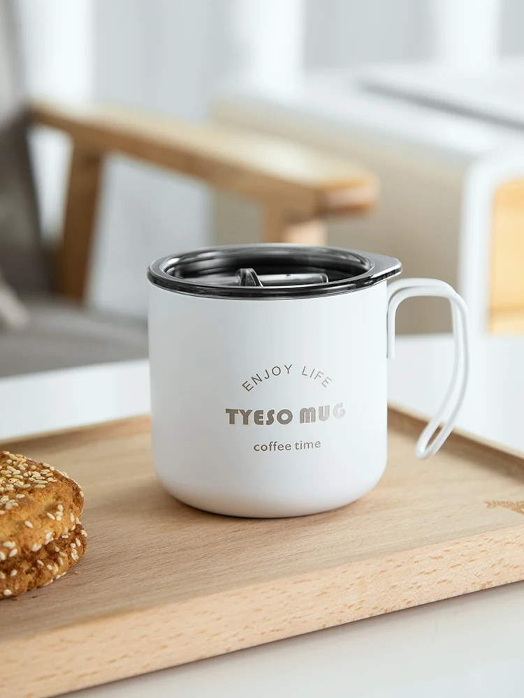 Наслаждайтесь жизнью из нержавеющей стали металлическая кофейная кружка