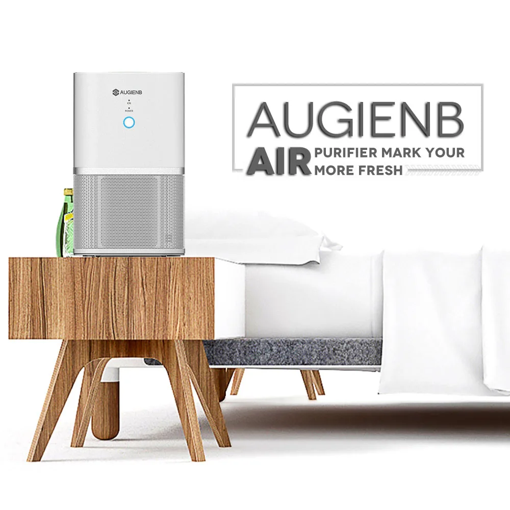 Augienb очиститель воздуха с активный углерод HEPA фильтр для удаления пыли
