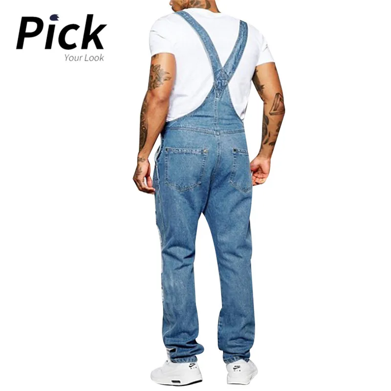 Мужские джинсы с дырками PickyourLook Синие рваные одежда для мужчин весны размеры от 2