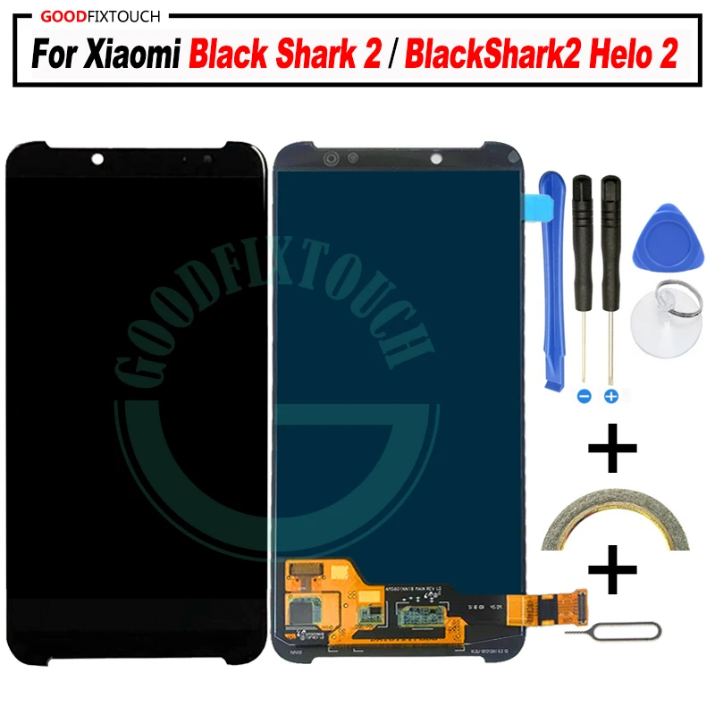 Для Xiaomi Black Shark 2 ЖК экран дисплей + сенсорный дигитайзер для сборки запасные части