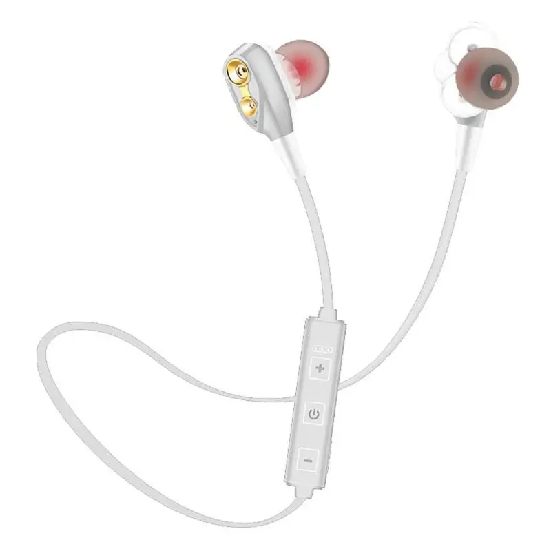 XT 21 Bluetooth наушники с двойными движущимися катушками четырехъядерные мини