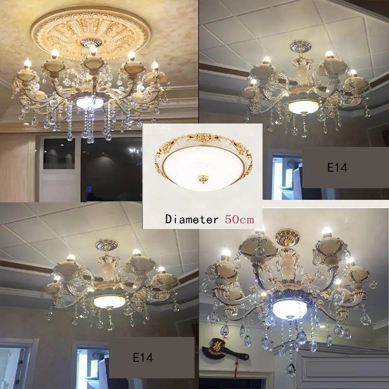 Подвесной светильник в скандинавском стиле с кристаллами Decoracao Para Casa Lampen