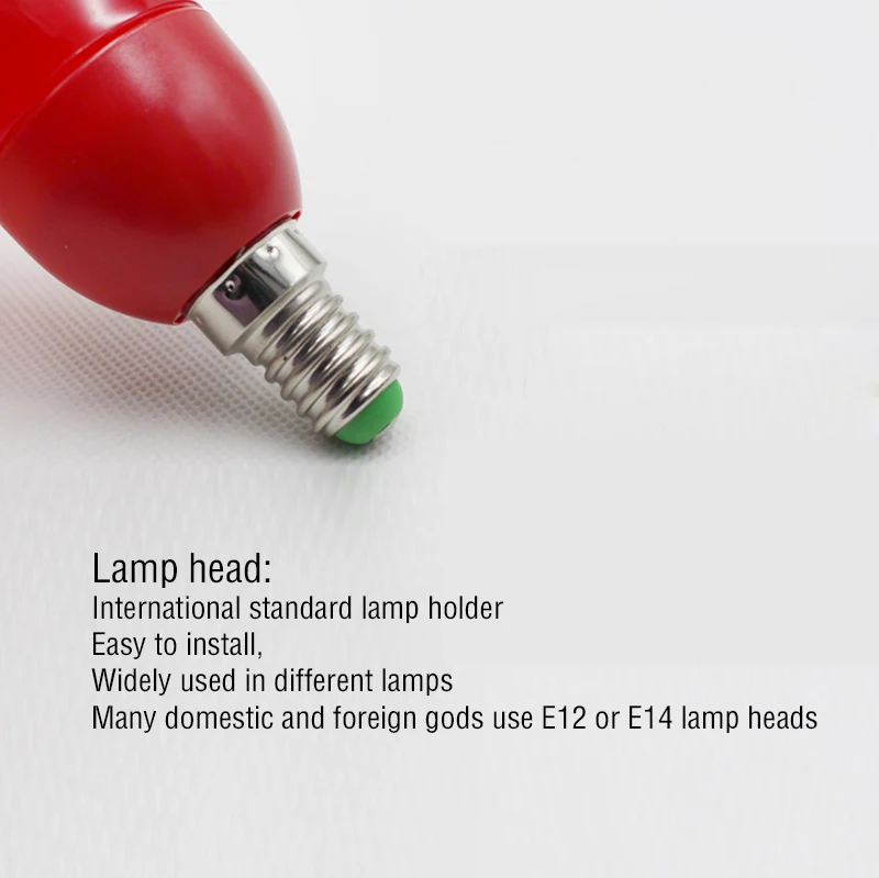 Светодиодный светильник для свечей красный Фортуны энергосберегающий s