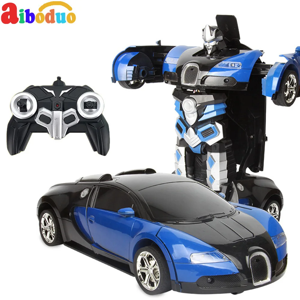 RC робот автомобиля деформации игрушки модель трансформации дистанционного