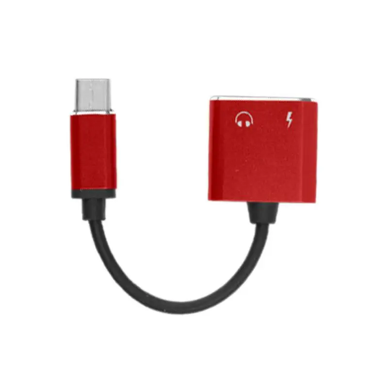 Usb type C аудио кабель адаптер для зарядки 2 в 1 Тип штекер женщин 3 5 мм разъем