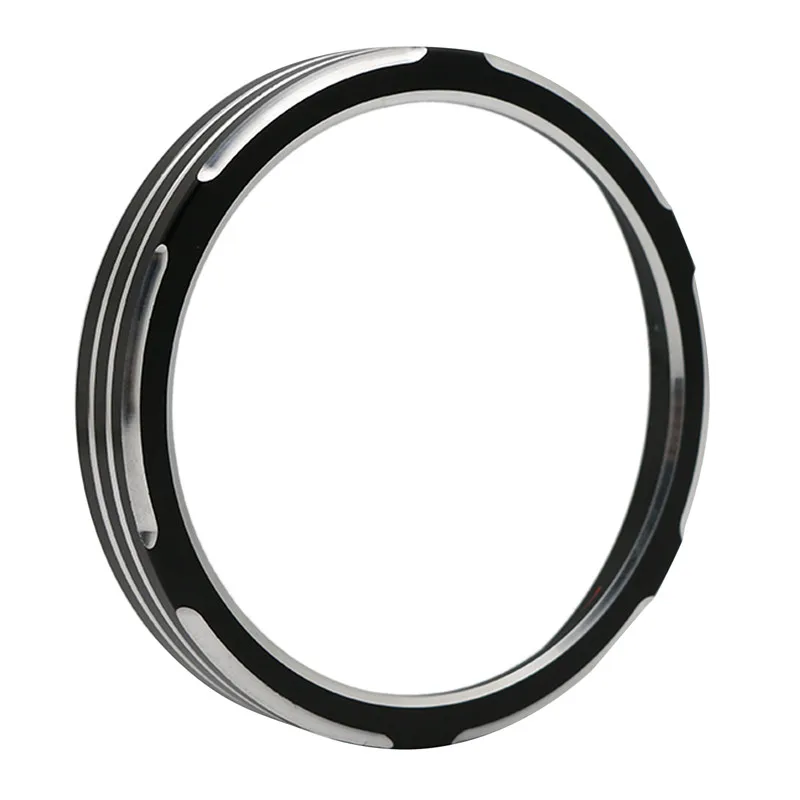 Заготовка Bagger Gauge Спидометр отделка ободок кольцо черный алюминий для Harley 883 1200 Dyna