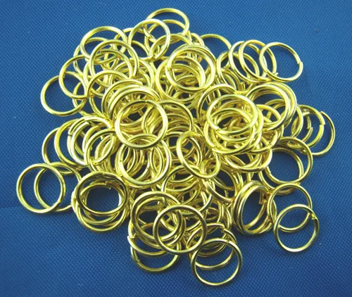 

DoreenBeads 400Pcs gold color Open Jump Rings 10x0.8mm Findings (B00288), yiwu