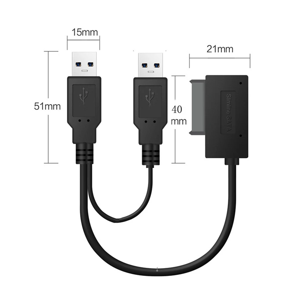 Диск SATA к USB 3 0 SATA7 + 6 13 Pin Sata кабель CD HDD для бесплатного драйвера линии записи диска