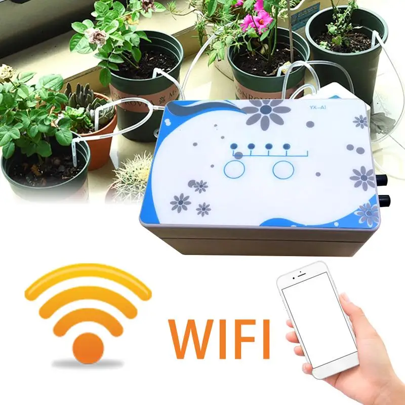 Автоматическое устройство орошения WIFI сад интеллектуальный контроллер Таймер