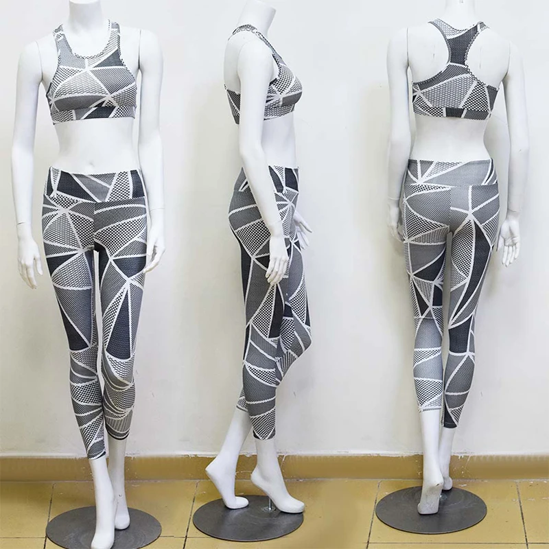 Спортивный бюстгальтер с детектором + леггинсы женская спортивная одежда