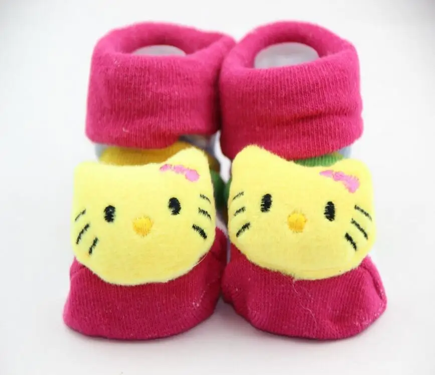1 Pair Kawaii Cotton Baby Socks Rubber Anti Slip Floor Cartoon Kids Toddlers Autumn Spring Fashion Animal Newborn Cute Patterns |