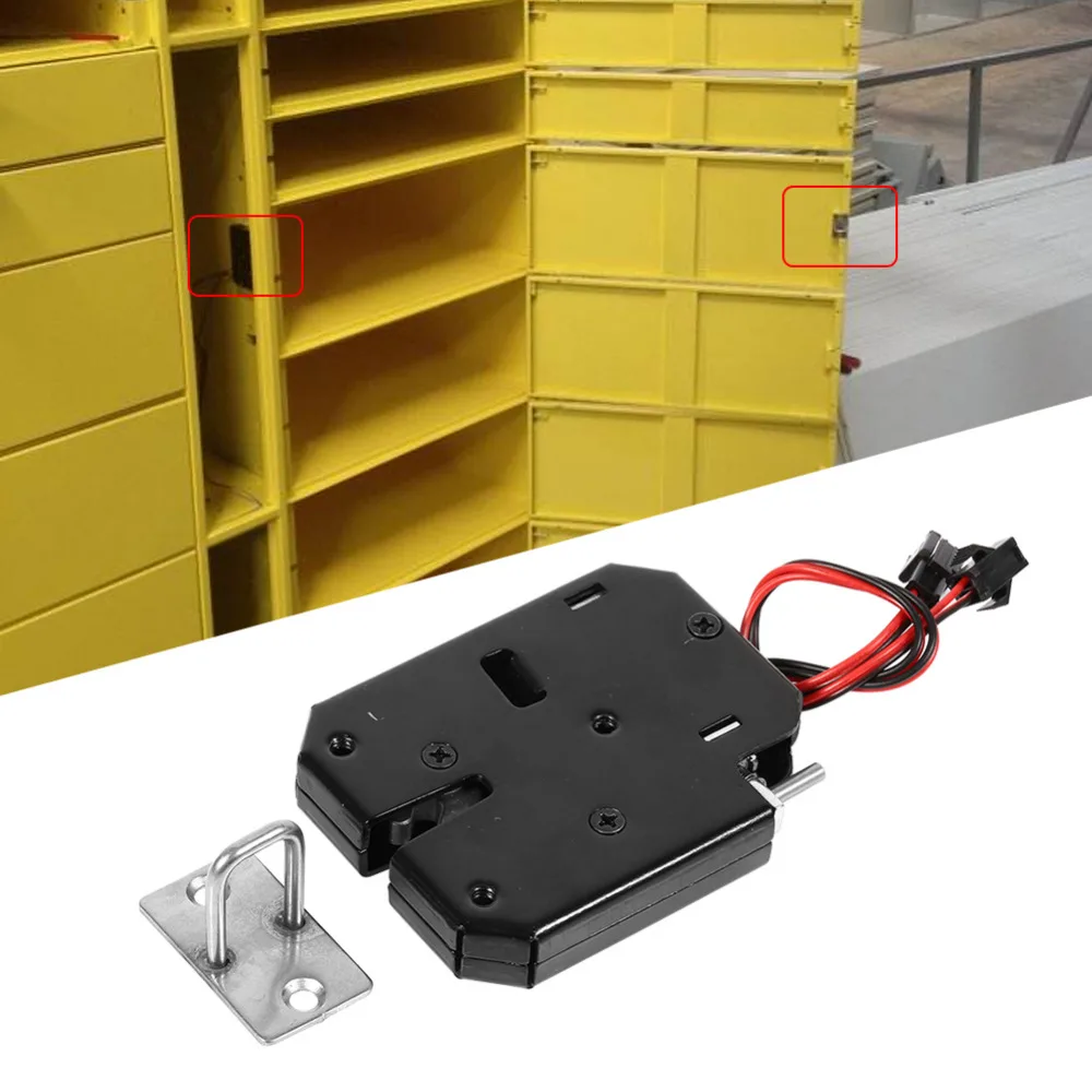 DC 12V 2A электромагнитный Электрический шкаф для управления выдвижным ящиком замок