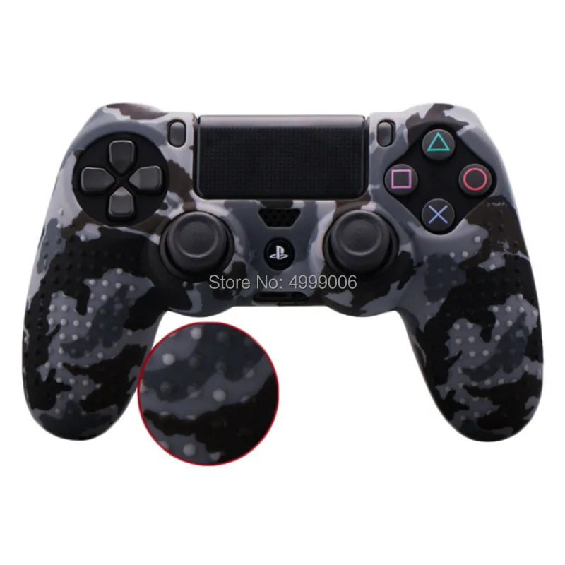 Мягкий силиконовый резиновый чехол 50 шт. защитный для Play Station 4 Dualshock DS4 PS4 Pro Slim