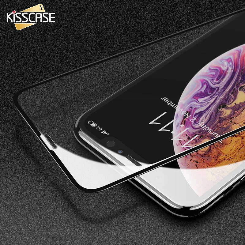 KISSCASE Scratch Proof Tempered Glass For iPhone X XS Max XR Full Cover Ultra-thin Screen Protector 6 6s 8 7 Plus | Мобильные