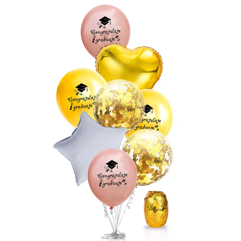 2 комплекта воздушных шаров для выпускного вечера набор вечеринки