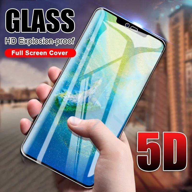 5D закаленное стекло с полным покрытием для Huawei Mate 20X40 P30 Lite Pro Защита экрана Honor 9X 30
