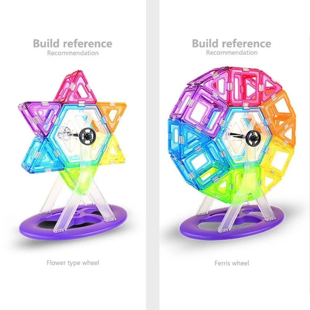 Vavis Tovey 3D Crystal Blocks Magnetic Building Model Toys Designer Bricks |