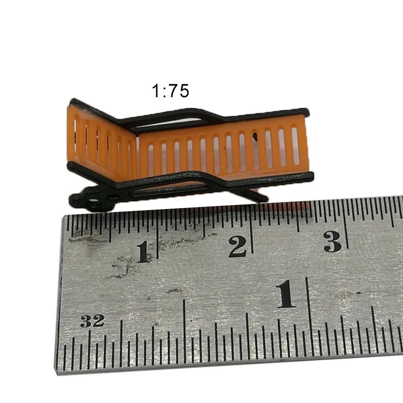 10 шт. 1/100 пластик DIY пляж скамейке шезлонг стул демонстрационный макет запчасти