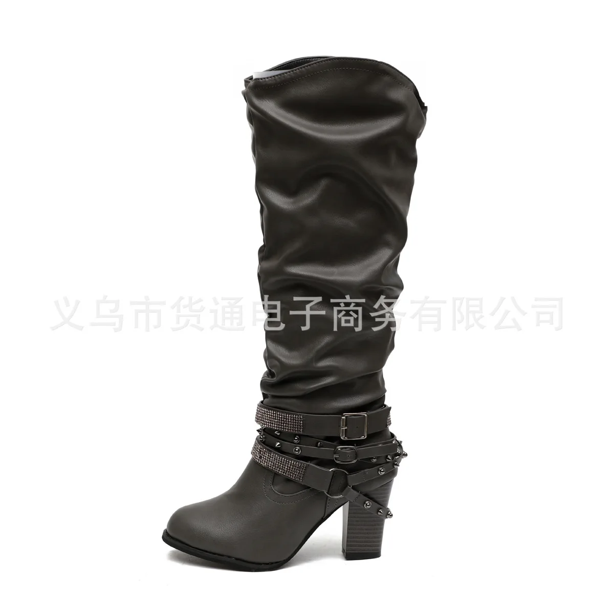 Women's New High-heeled Shoes Coarse High Boots Winter Women | Обувь