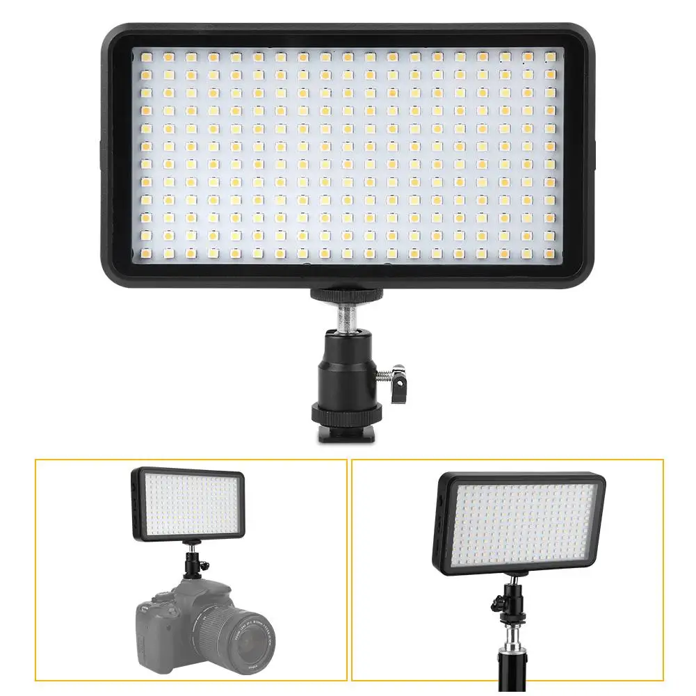 VBESTLIFE W228 228pcs LED 3200K/6000K Светодиодная панель для камеры DSLR видео свет горячая