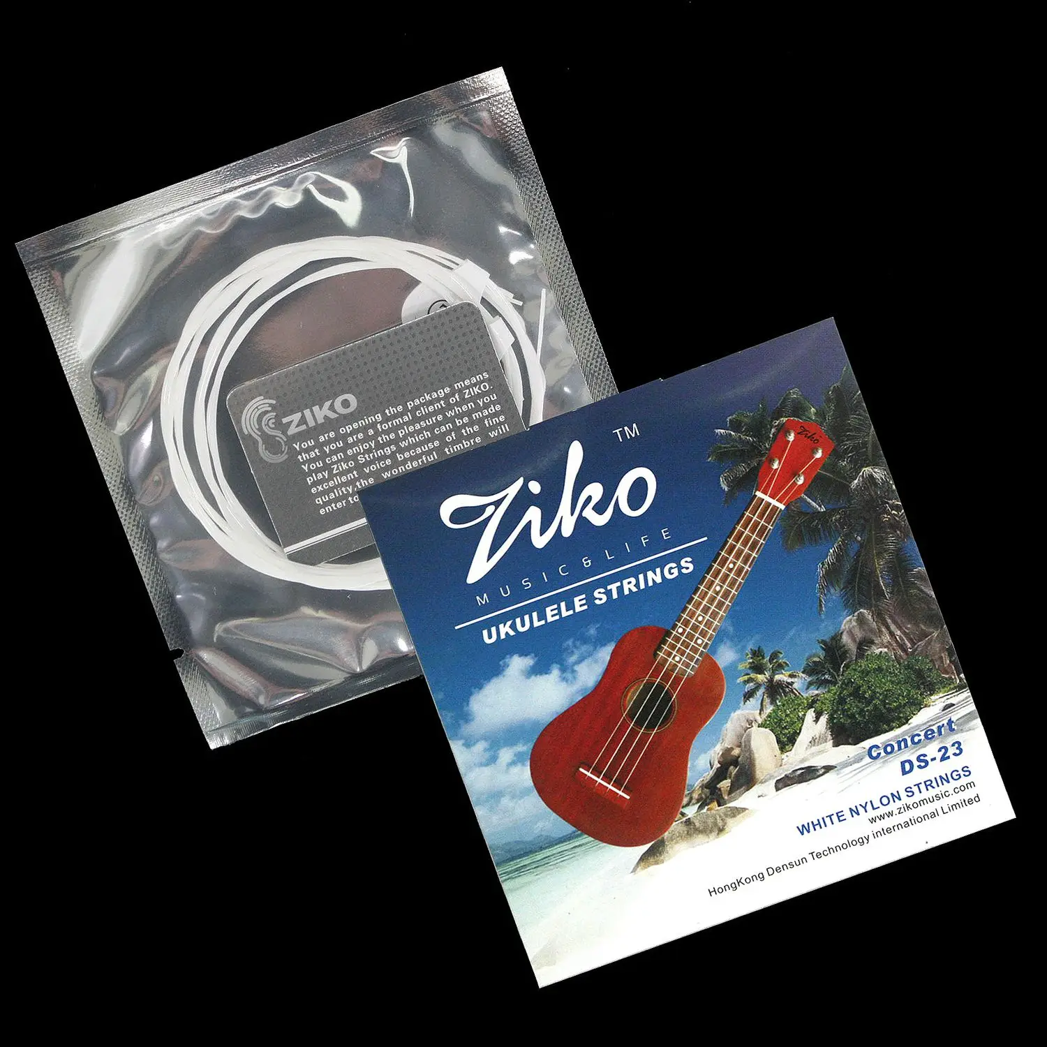 HOT-Ziko Ds-23 Professional White Nylon Ukulele Strings Set Concert | Спорт и развлечения