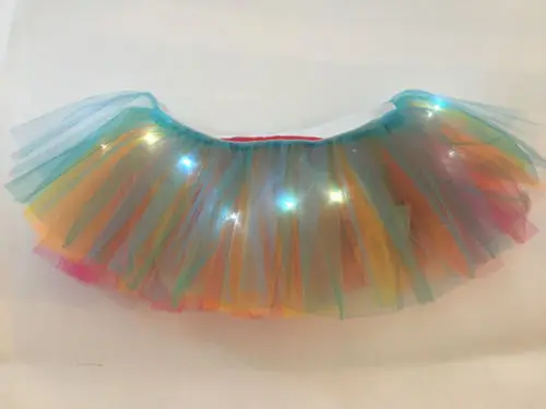 

Women Girls Light Up LED Tutu Skirt Stage Dance Tutu Mini Skirt Dancewear Ladies Hot Colorful Mini Skirts Female