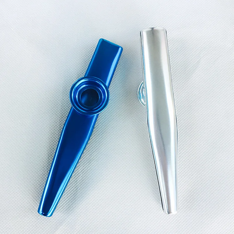 Zebra металлический казу легкий портативный инструмент для начинающих флейты