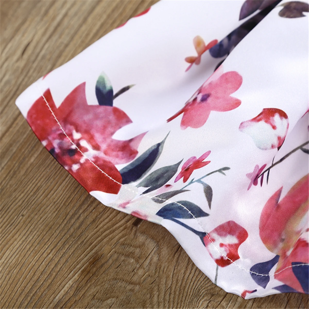 Pudcoco/2 предмета сарафан с цветочным рисунком топы для маленьких девочек черный