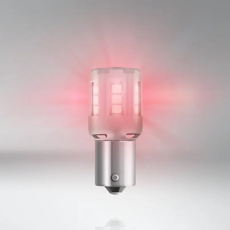 OSRAM СВЕТОДИОДНЫЙ красный цвет P21W Стандартный подходящий 7456R S25 1156 автомобильный