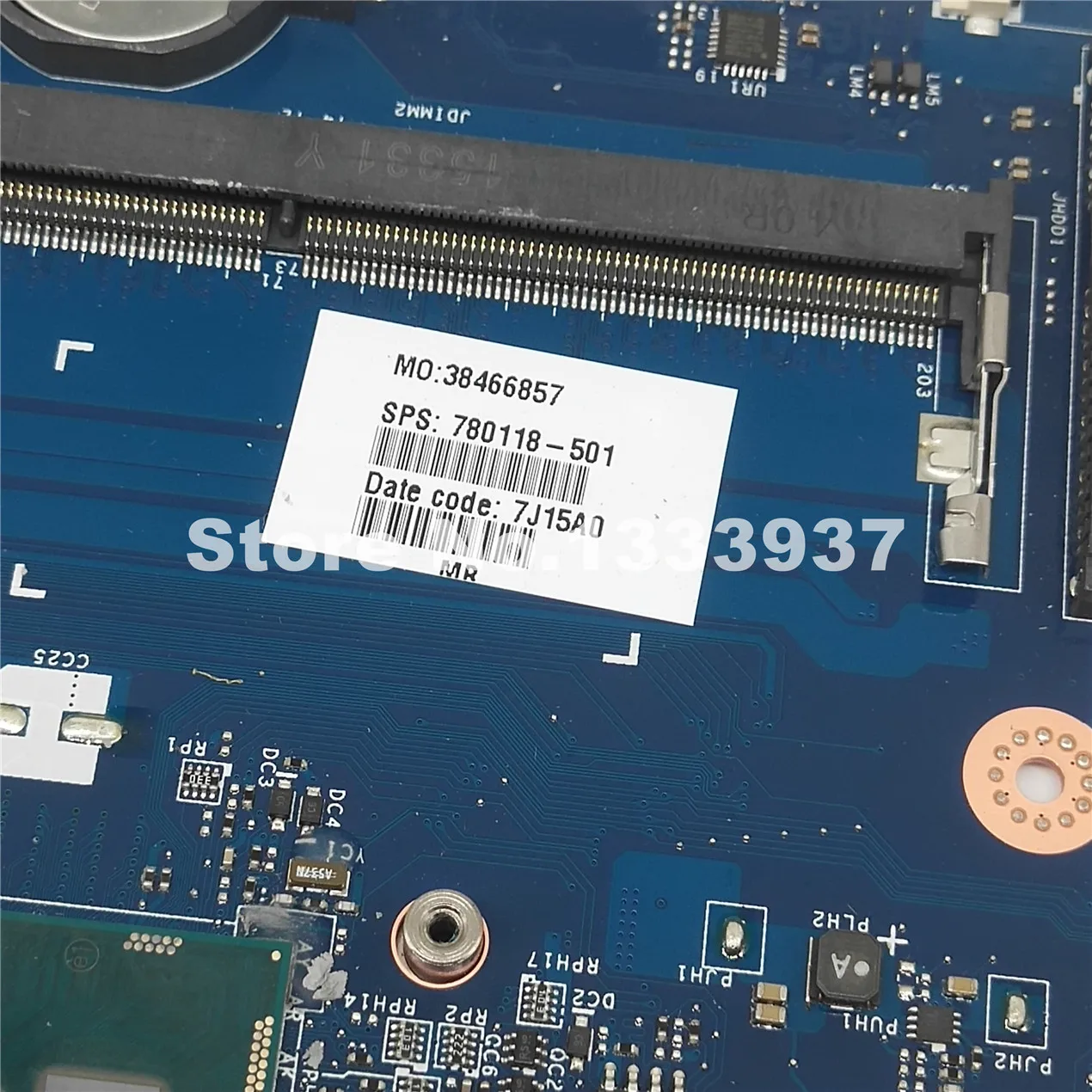 Материнская плата 780118-501 для ноутбука HP 15R 15-R210DX 15-R 250 материнская SR23Y I5-5200U AS056 LA-B972P
