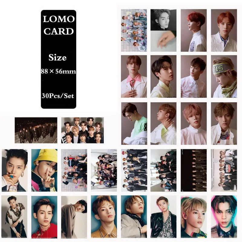 30 шт. KPOP NCT альбом мечты мы поднимаем фото карты постер ломо самодельные бумажные