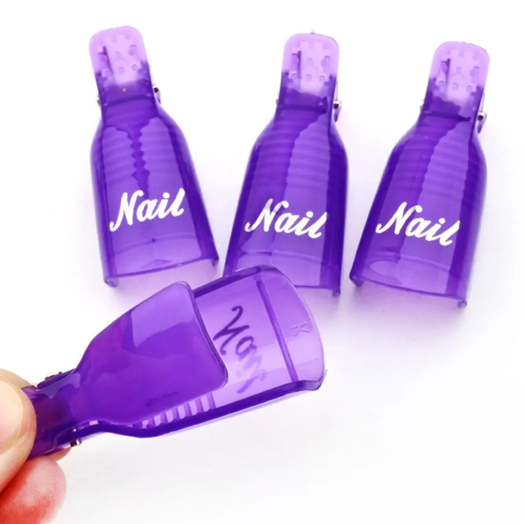 Средство для снятия УФ гель-лака обертывания пластиковый замачиваемый колпачок