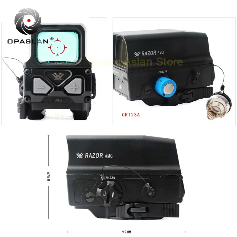 Оптика Aslan UH 1 голографический прицел Красный точка зрения рефлекторный USB