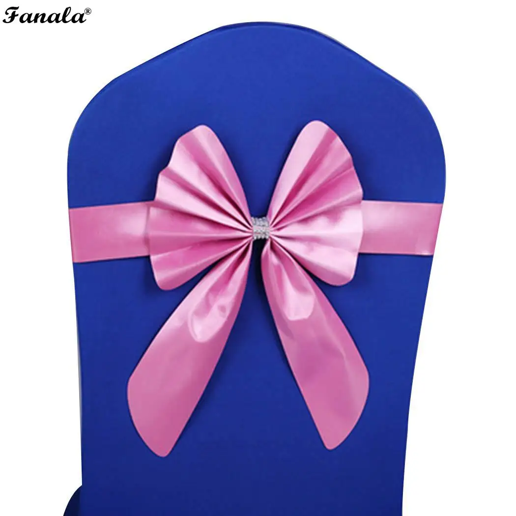 New Elastic Chair Back Bow Tie Cover Wedding Party Decorations Gift | Дом и сад