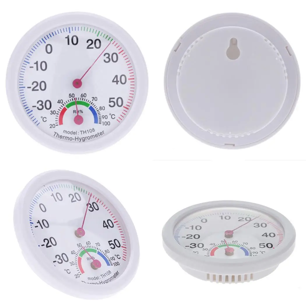 Inductive Pointer Durable Thermometer Hygrometer Indoor 20%-100% error 5% 75mm Outdoor -30C-50C Error 2C | Дом и сад