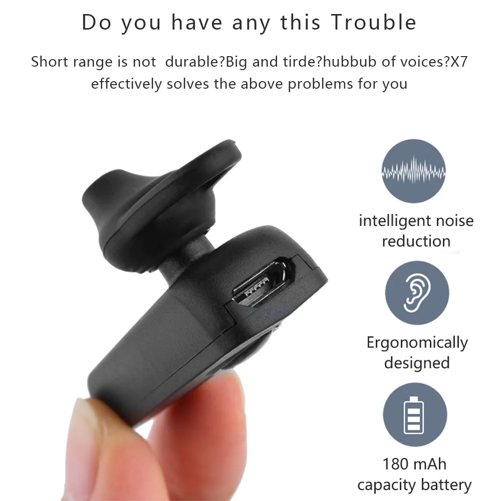 Мини Bluetooth наушники беспроводная гарнитура невидимые бизнес Hifi автомобильный