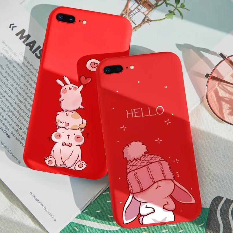 Оригинальный 3D рельефный чехол с животными для iPhone 8 Plus ультра тонкий
